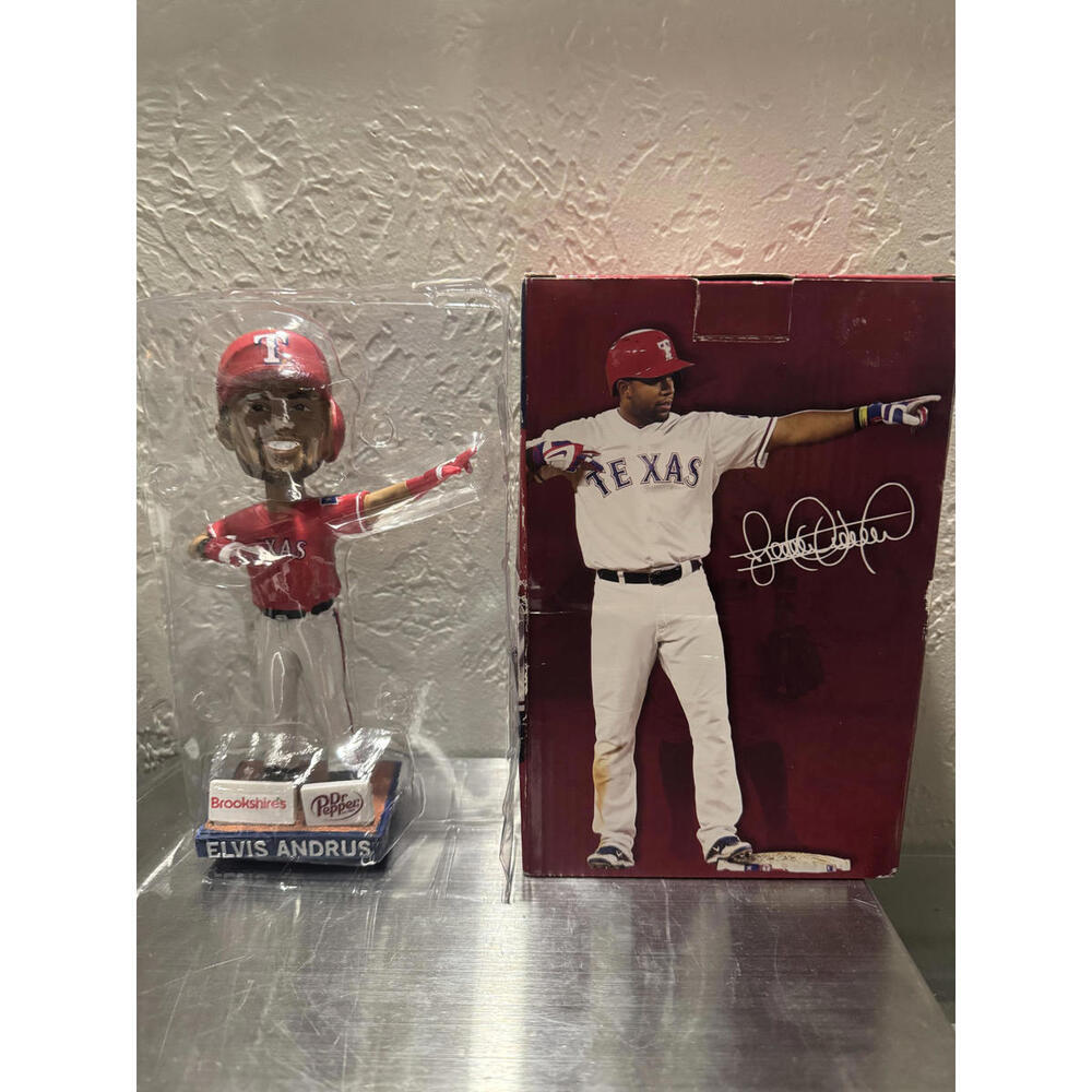 2018 Elvis Andrus Texas Rangers Bobblehead Collector's Edition